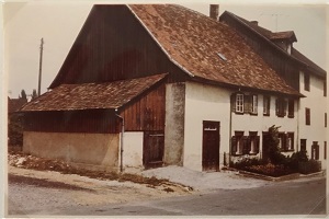 altes Foto von dem Haus 